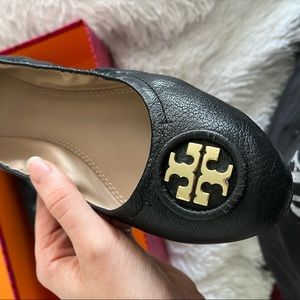 Black Tory Burch Allie Ballet Flats